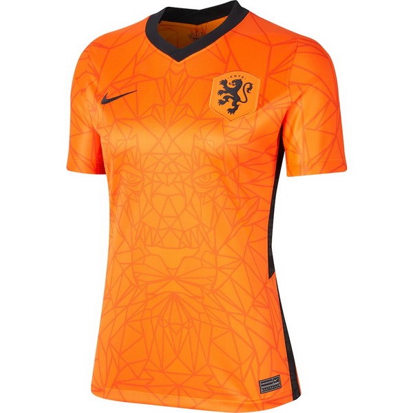 Camiseta Países Bajos Primera Equipación Mujer 2020 Naranja